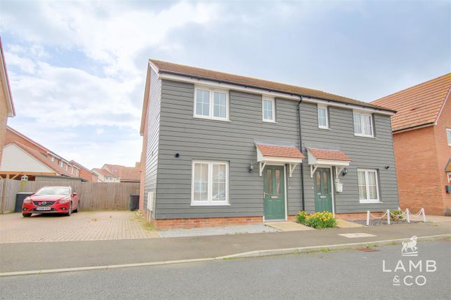 Thumbnail Semi-detached house for sale in Ambrose Way, Walton On The Naze