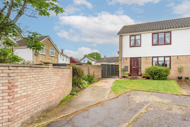 Thumbnail Semi-detached house for sale in Links Close, Thurlton, Norwich