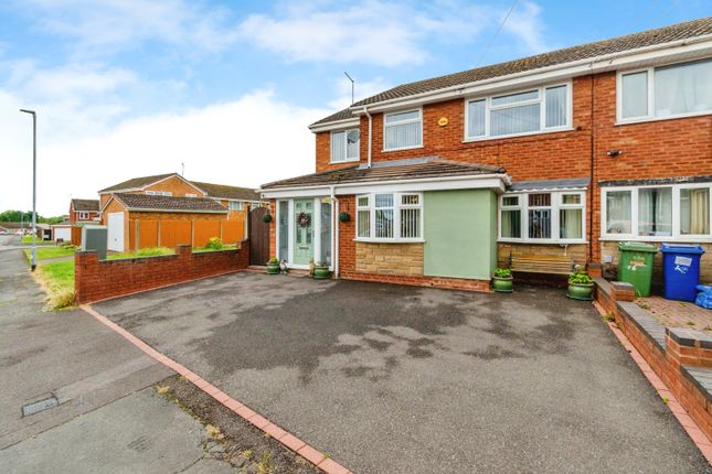 Thumbnail Semi-detached house for sale in Langdale Drive, Cannock, Staffordshire