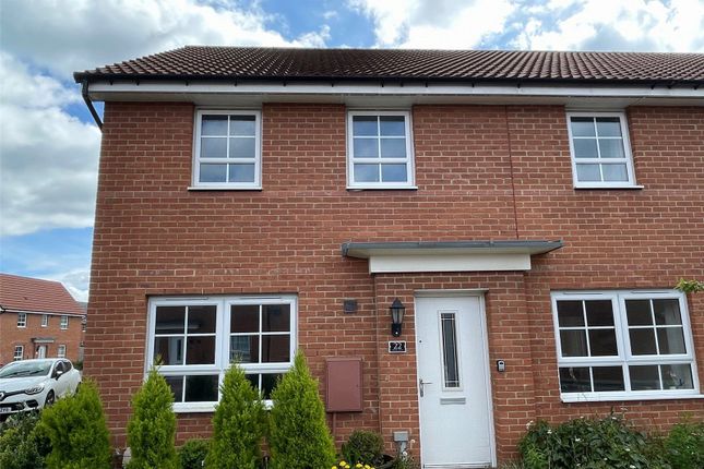 Thumbnail End terrace house for sale in Moore Road, Spennymoor, Durham