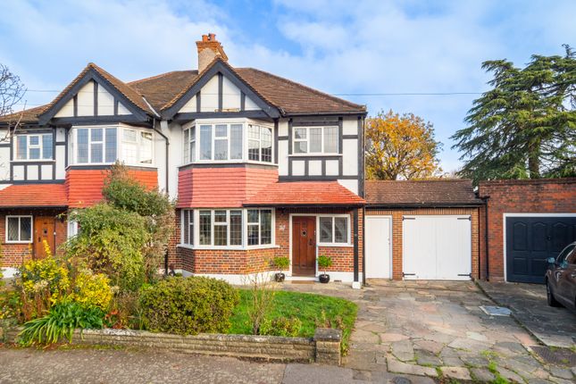 Thumbnail Semi-detached house for sale in Summerville Gardens, Cheam, Sutton