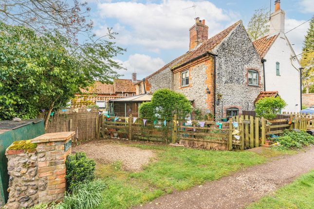 Semi-detached house for sale in The Street, Thornage, Holt