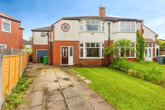 Thumbnail Semi-detached house for sale in Fairlea Avenue, Manchester, Greater Manchester
