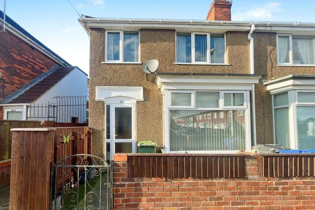 Thumbnail End terrace house for sale in Roseveare Avenue, Grimsby, Lincolnshire