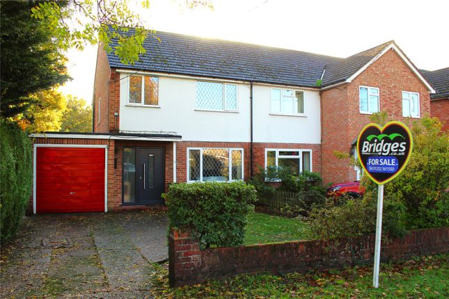 Thumbnail Semi-detached house for sale in Hamesmoor Road, Mytchett, Surrey