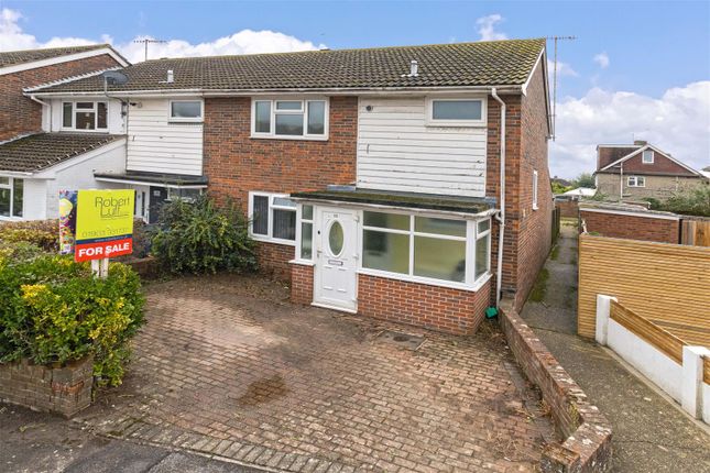 Thumbnail Semi-detached house to rent in Bushby Close, Sompting, Lancing