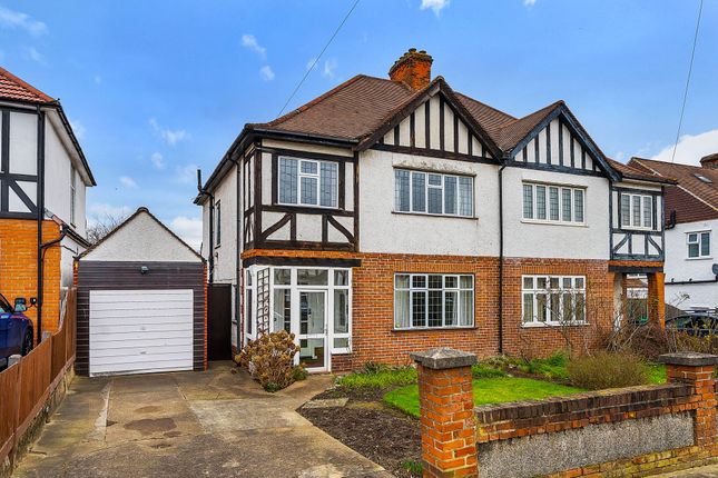 Thumbnail Semi-detached house for sale in Fullbrooks Avenue, Worcester Park