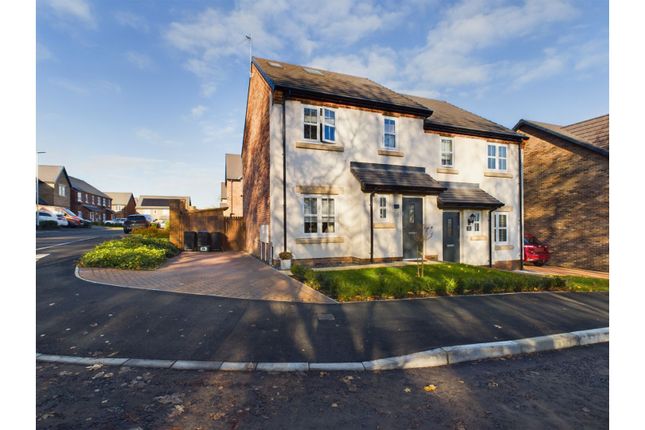 Thumbnail Semi-detached house for sale in Caley Rise, Durham