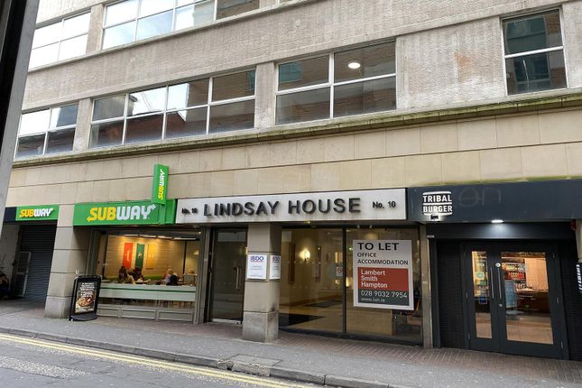 Office to let in Lindsay House, 10 Callender Street, Belfast, County Antrim