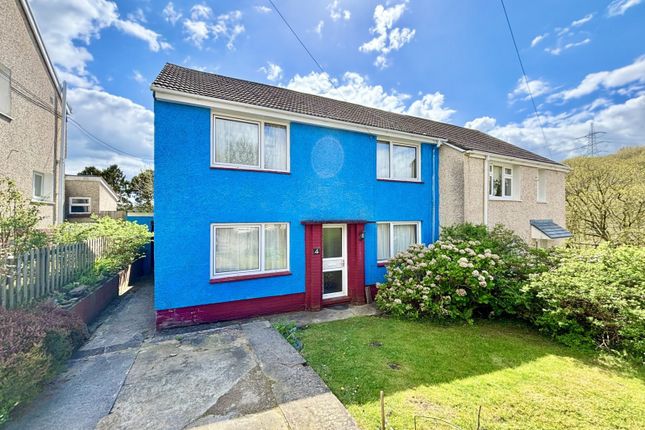 Semi-detached house for sale in Pendarren, Cilmaengwyn, Pontardawe, Swansea.