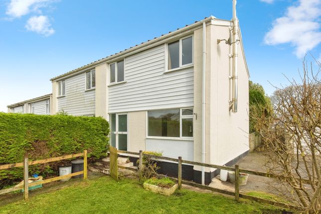 End terrace house for sale in Woodland View, Lanivet, Bodmin, Cornwall