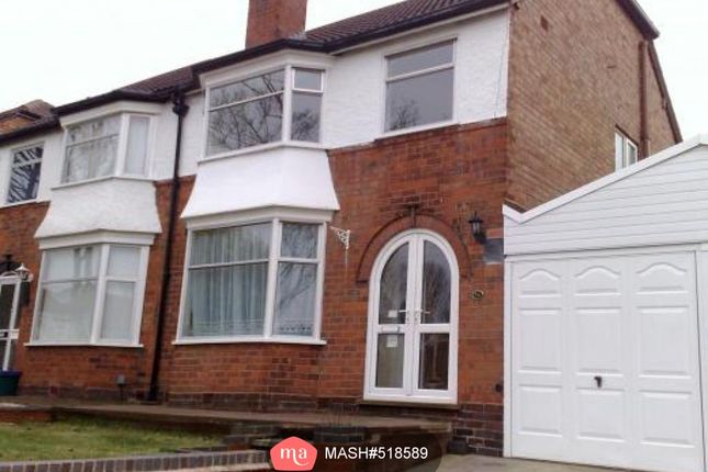 Thumbnail Semi-detached house to rent in Dalbury Road, Hall Green, Birmingham