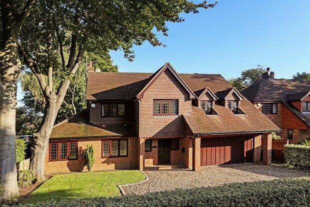Thumbnail Detached house to rent in Gower Road, Weybridge