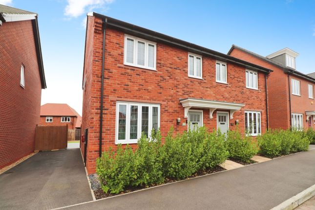 Thumbnail Semi-detached house for sale in Teal Way, Wistaston, Crewe