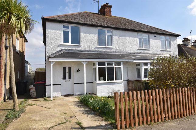 Thumbnail Semi-detached house for sale in Baddlesmere Road, Tankerton, Whitstable