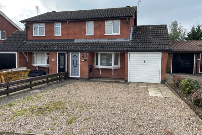 Semi-detached house for sale in Knights Close, Stoney Stanton, Leicester