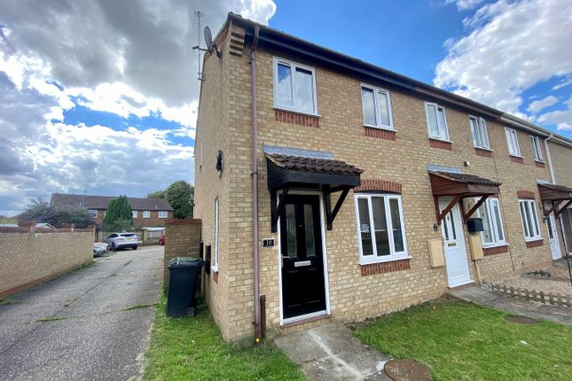 Thumbnail End terrace house to rent in Bure Close, Watlington, King's Lynn