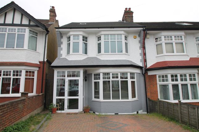Thumbnail End terrace house to rent in Hamilton Crescent, Palmers Green, London