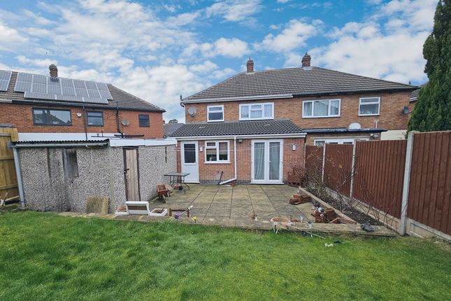 Thumbnail Semi-detached house for sale in Ferndale Road, Thurmaston, Leicester