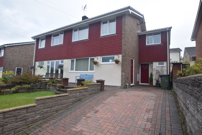 Thumbnail Semi-detached house for sale in Paxton Close, Penpedairheol, Hengoed