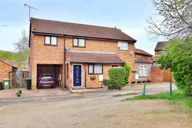 Thumbnail Semi-detached house for sale in Barleycroft, Furzton, Milton Keynes, Buckinghamshire
