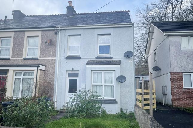 Thumbnail End terrace house for sale in 30 Clarence Road, St. Austell, Cornwall