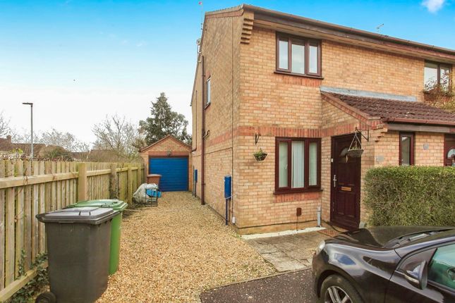 Thumbnail Semi-detached house for sale in Wycliffe Grove, Werrington, Peterborough