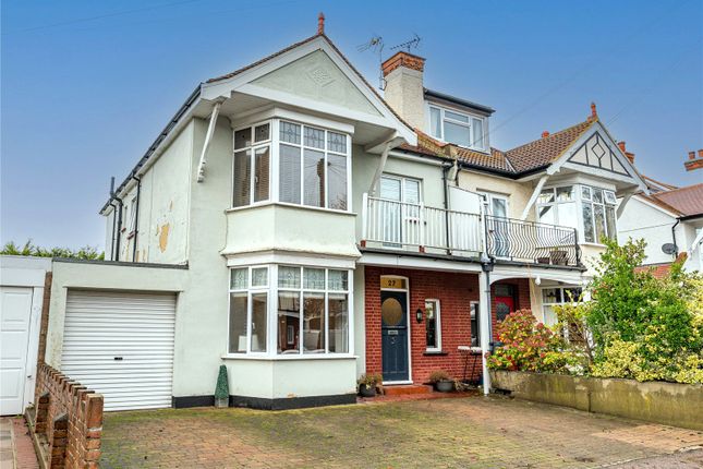 Thumbnail Semi-detached house for sale in Clieveden Road, Thorpe Bay, Essex