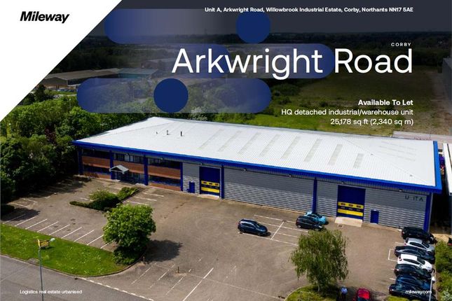 Thumbnail Light industrial to let in Unit A, Arkwright Road, Corby, Northants