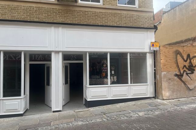 Retail premises to let in High Street, Gravesend