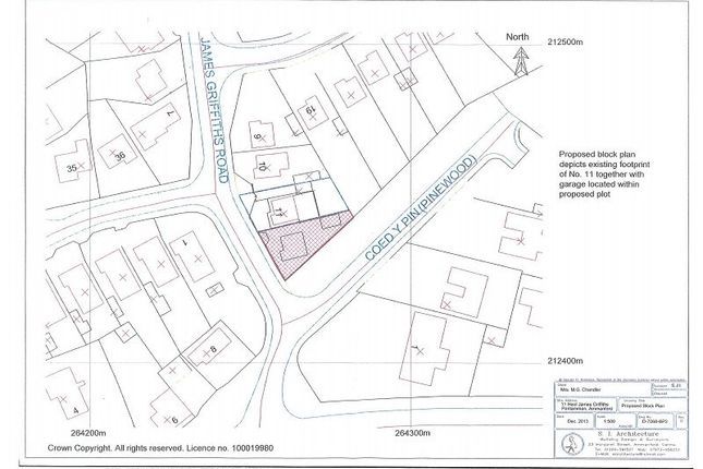 Land for sale in Building Plot, James Griffiths Road, Ammanford, Carmarthenshire.