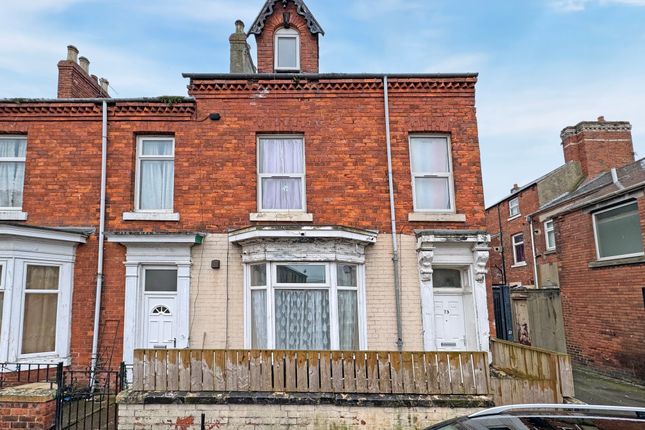 Thumbnail End terrace house for sale in Milton Road, Hartlepool, County Durham