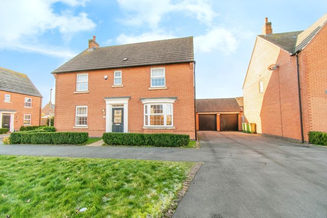 Thumbnail Detached house for sale in Wright Close, Leicester, Leicestershire