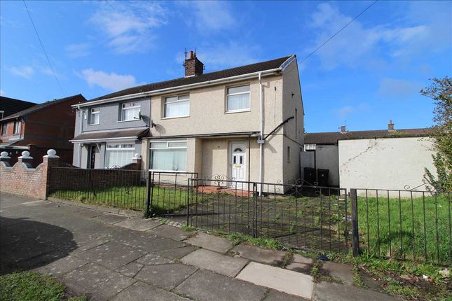 Semi-detached house for sale in Cawthorne Avenue, Kirkby, Liverpool