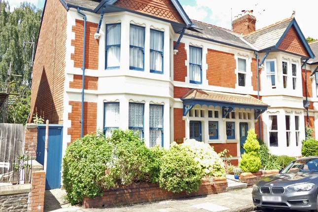 Thumbnail End terrace house for sale in Alma Road, Roath, Cardiff