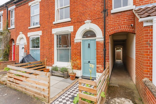 Thumbnail Terraced house for sale in Caernarvon Road, Norwich