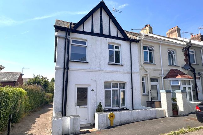 Thumbnail End terrace house for sale in Clarence Road, Budleigh Salterton