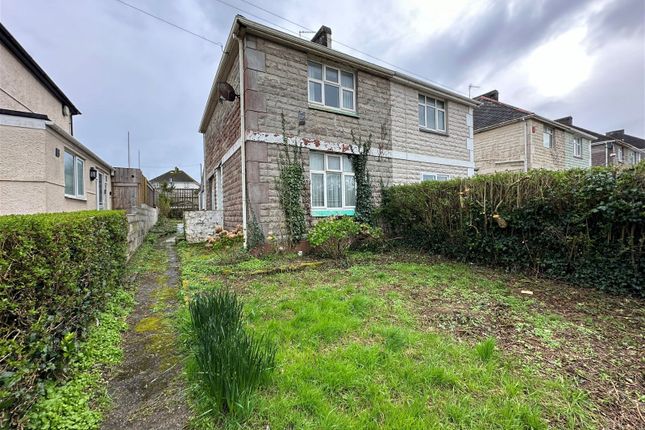 Semi-detached house for sale in Billacombe Road, Plymstock, Plymouth.