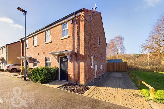 Semi-detached house for sale in Old Hall Road, Little Plumstead, Norwich