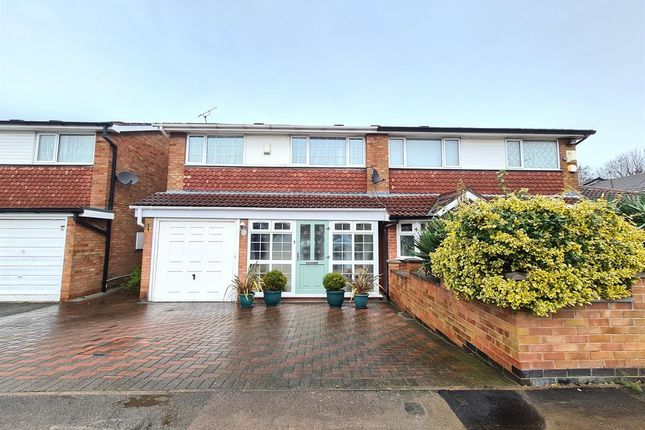 Thumbnail Semi-detached house to rent in Peebles Way, Rushey Mead, Leicester