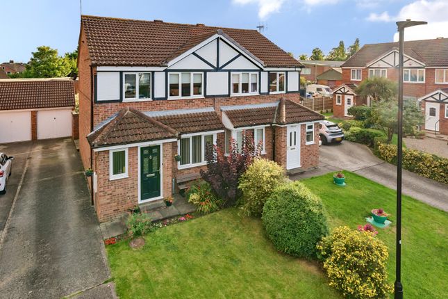 Thumbnail Semi-detached house for sale in Stow Court, Huntington, York, North Yorkshire