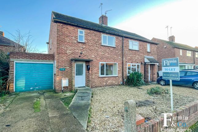 Thumbnail Semi-detached house to rent in Lilac Road, Dogsthorpe, Peterborough