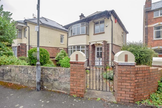 Thumbnail Detached house for sale in Greenhayes, Victoria Park Road, Barry
