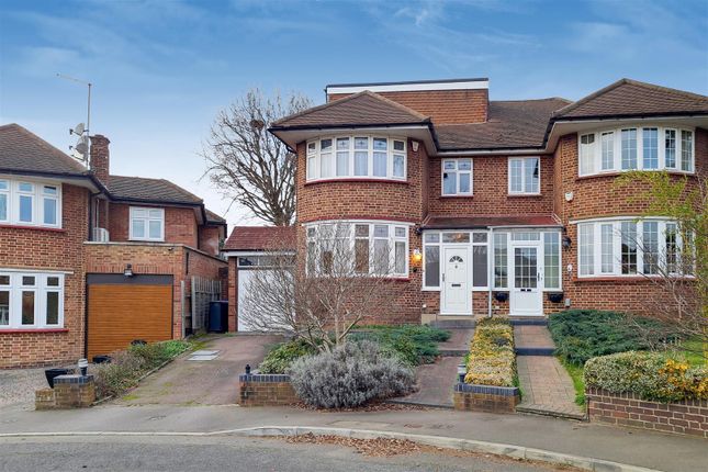 Thumbnail Semi-detached house for sale in Hadley Close, Winchmore Hill
