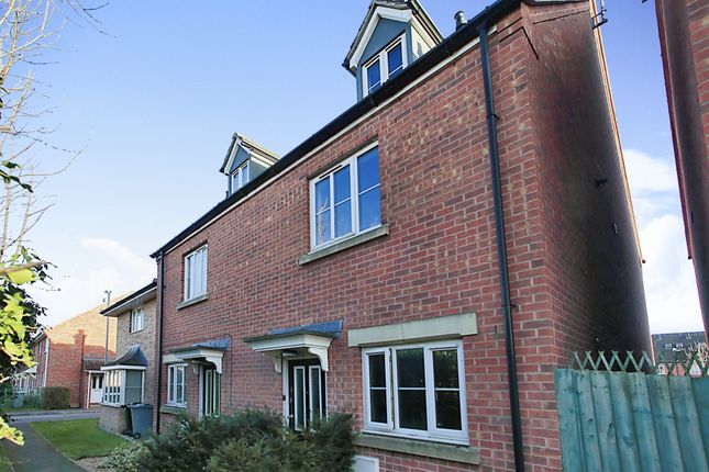 Thumbnail Semi-detached house for sale in Churchfield Close, Deeping St. James, Peterborough