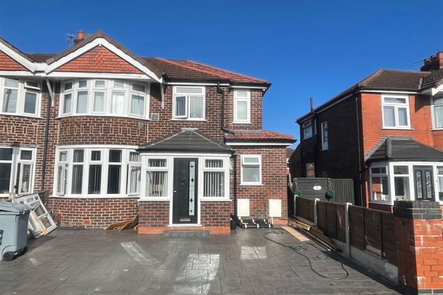 Thumbnail Semi-detached house for sale in Norwich Road, Stretford, Manchester