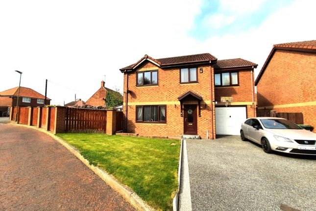 Thumbnail Detached house for sale in Burn Gardens, Easington, Peterlee, County Durham