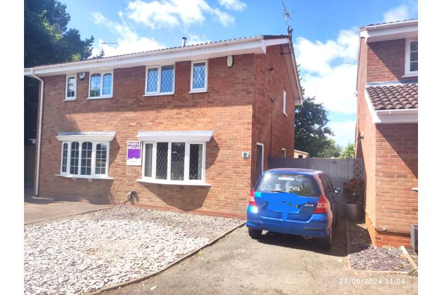 Thumbnail Semi-detached house for sale in Broomehill Close, Brierley Hill