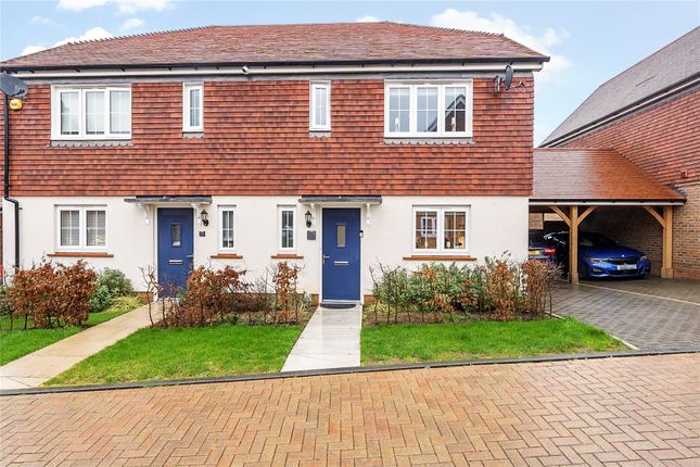 Semi-detached house for sale in Damson Drive, Halstead, Sevenoaks, Kent
