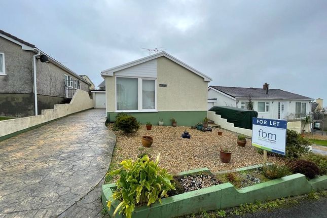 Thumbnail Bungalow to rent in Upper Hill Park, Tenby, Pembrokeshire